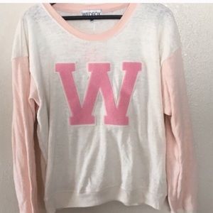 Wildfox terry cloth sweatshirt